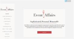 Desktop Screenshot of eventaffairs.co.za
