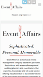 Mobile Screenshot of eventaffairs.co.za